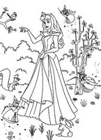 kolorowanki Śpiąca królewna Aurora malowanka Disney numer  70